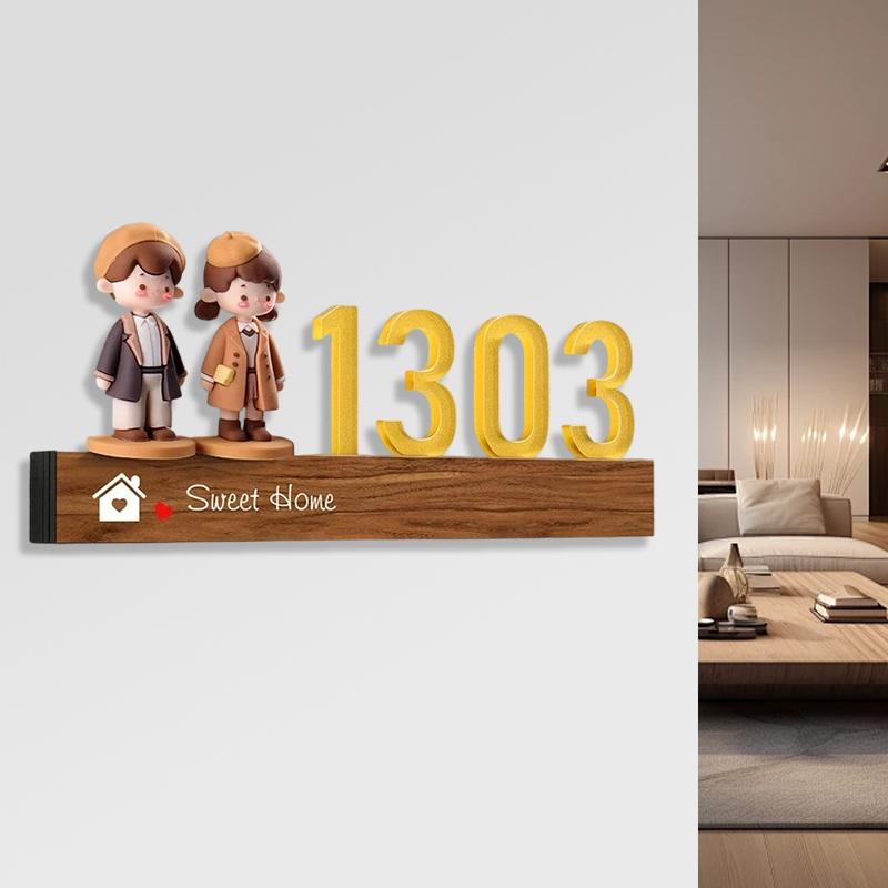 亚克力门牌号码牌家用定制