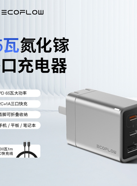 【iPhone17新机首选】正浩65W氮化镓充电器三口闪充PD快充适用苹果17ProMax手机平板笔记本Air新款充电头