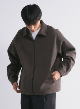 NUMBERSALT24AW秋冬新款翻领毛呢夹克男短款宽松工装呢子保暖外套