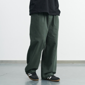 NUMBERSALT盐号24ss复古百搭通勤宽松微锥休闲长裤 竹节棉阔腿西裤