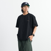 T百搭小领口刺绣打底衫 NUMBERSALT盐号24SS新品 宽松休闲纯棉短袖