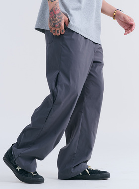 NUMEBRSALT盐号25SS「吸湿速干」素色极简百搭透气直筒懒人西裤夏