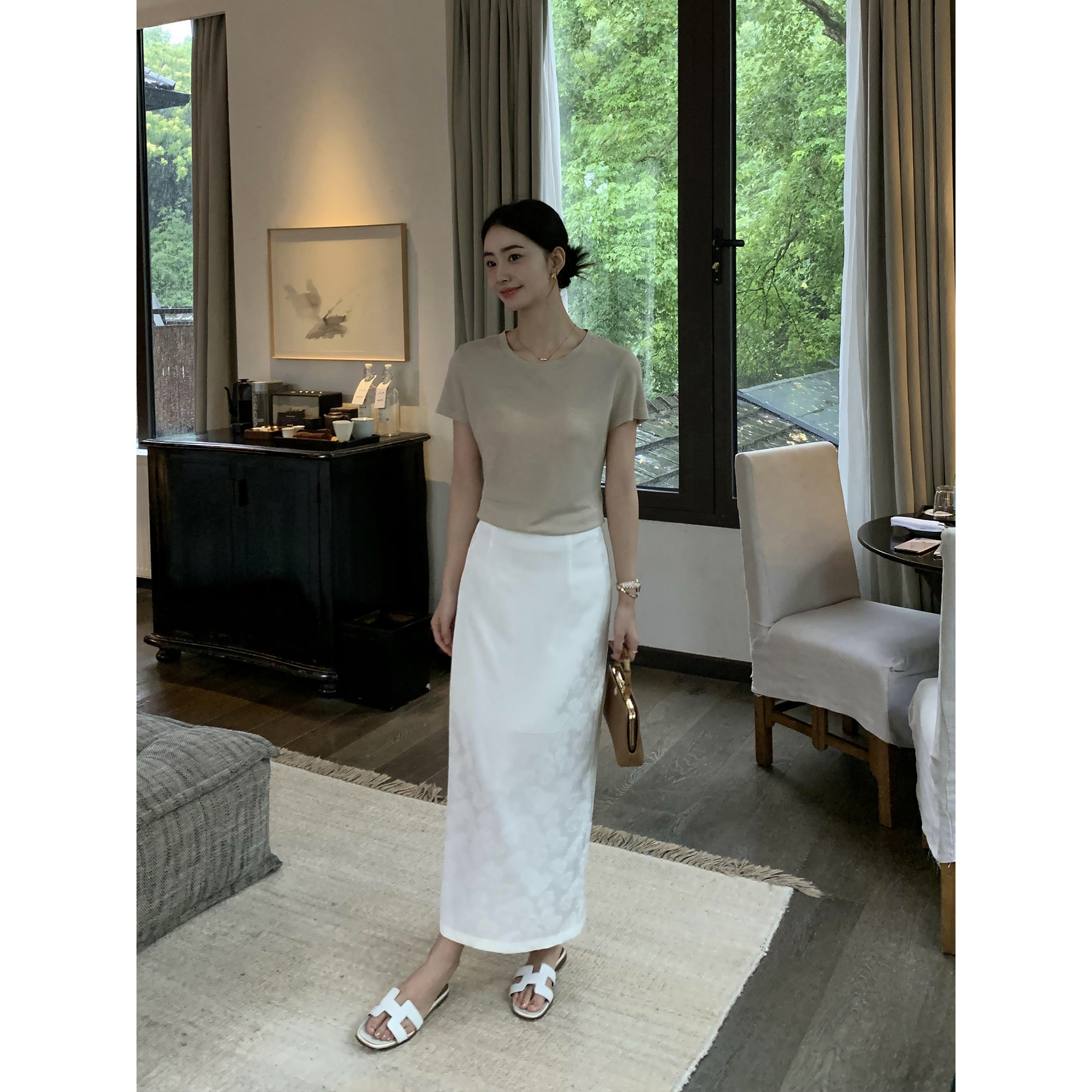 新中式国风禅意半身裙