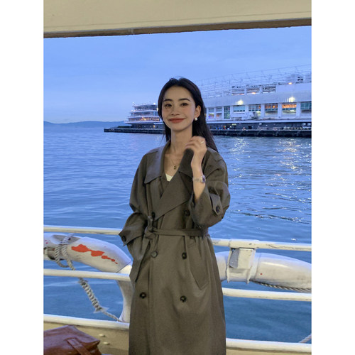 中长款风衣女高级感大衣外套