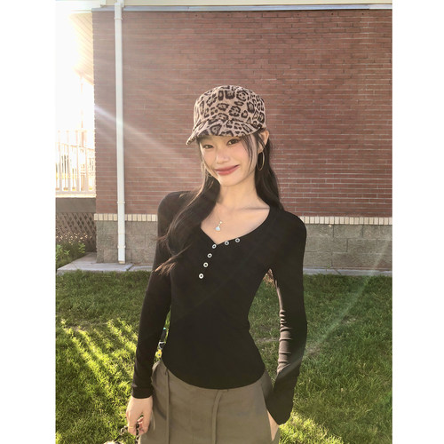 清新抹茶绿短袖t恤针织上衣