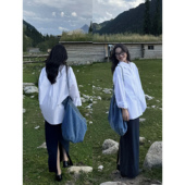 pusumede黑色长款 西装 半身裙女高腰显瘦垂感直筒裙设计感开叉裙子