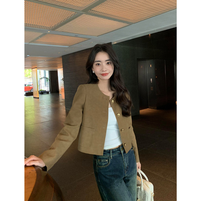 法式高级感小香风外套女春季短款