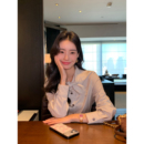 女通勤内搭叠穿长袖 蝴蝶结绑带条纹衬衫 衬衣 柔雾皖梦 pusumede