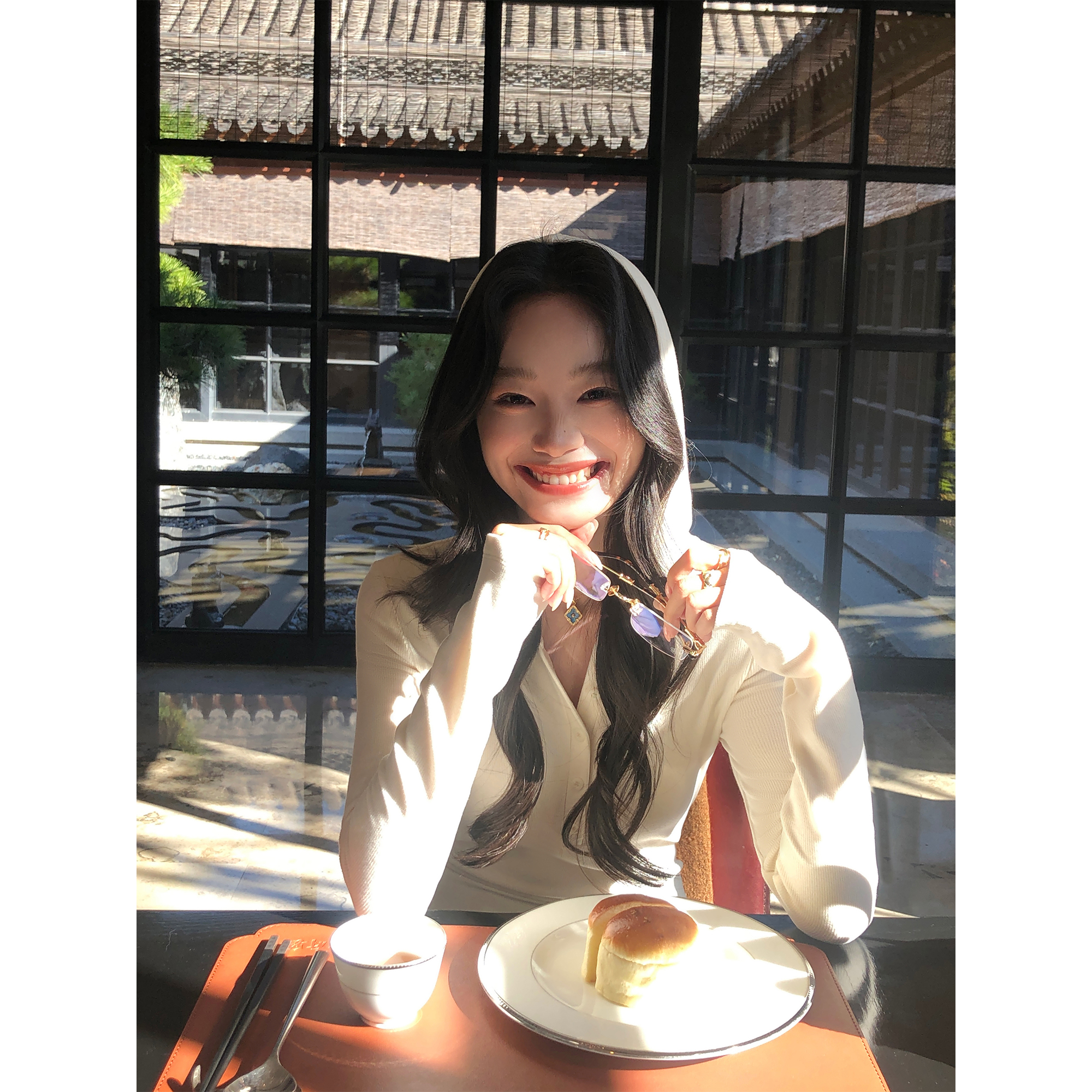 实穿调性亨利领连帽针织T恤长袖