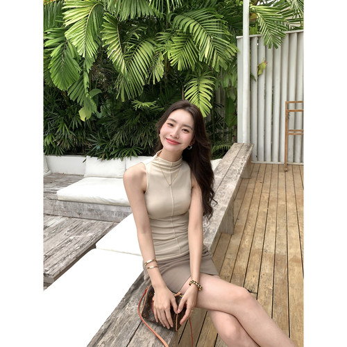 pusumede法式无袖吊带背心女