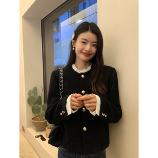 假兩件小香風外套女設計感高級氣質短款 上衣 米蘭畫報 pusumede
