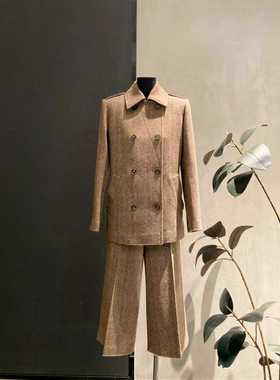 进口毛料七分裤套装MC8997/MP10672