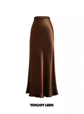 MS8870新款小众定制轻奢优雅风高腰时尚醋酸重手工半身鱼尾裙子女