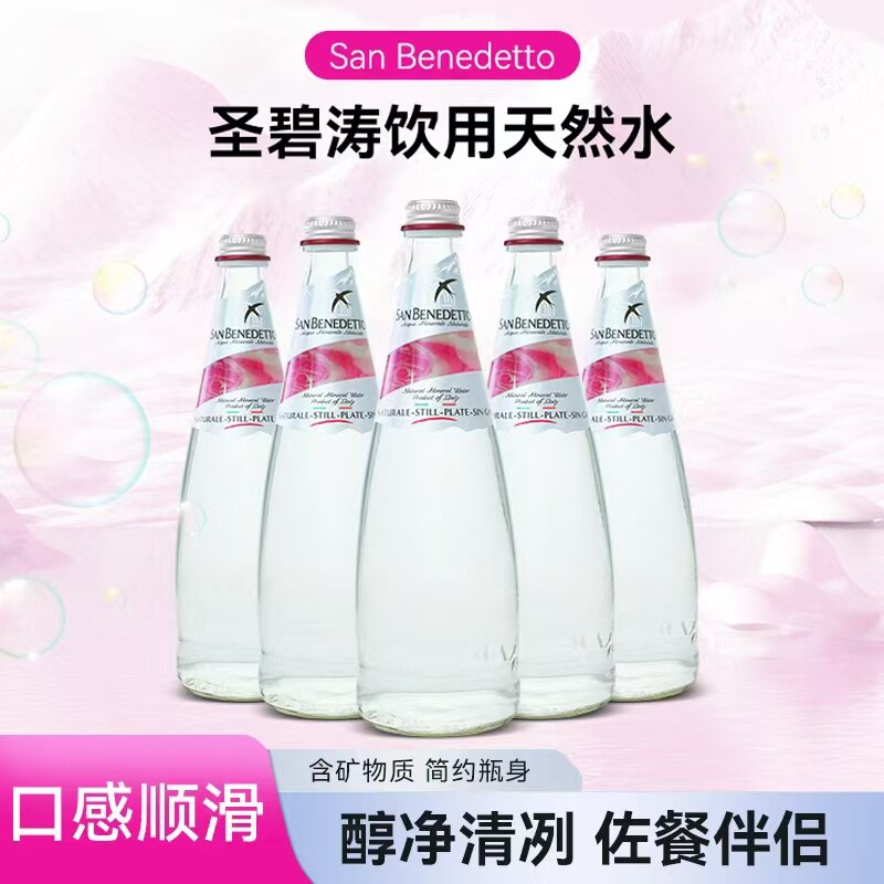 圣碧涛天然矿泉水750ml高端进口
