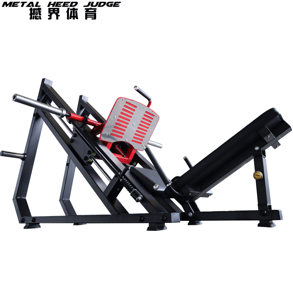 商用倒蹬机45度倒蹬训练器臀腿力量训练器械健身房私教倒蹬机训练