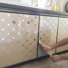 厨房橱柜防油 贴纸自粘柜子柜门防水厨柜防潮家具贴膜耐高温墙纸