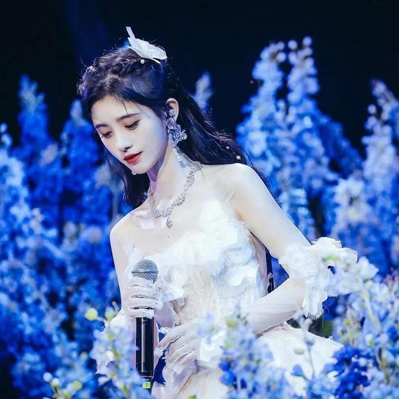 年会礼服仙女冬季小个子气端鞠婧祎同款平高时可22586936穿网纱气