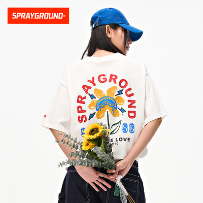 SprayGround鲨鱼嘴有钱花短袖T恤