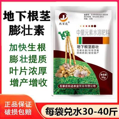 地下根茎膨大素土豆红薯萝卜山药地瓜姜蒜块根块茎叶面肥促长控旺