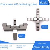 250 伊利车床夹具手动K12四爪自中心卡盘正爪反爪夹具160 200 320