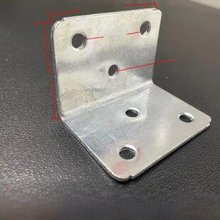 角码连接件 弯码镀锌角码L型家具连接件小孔直角固定件加厚铁角码