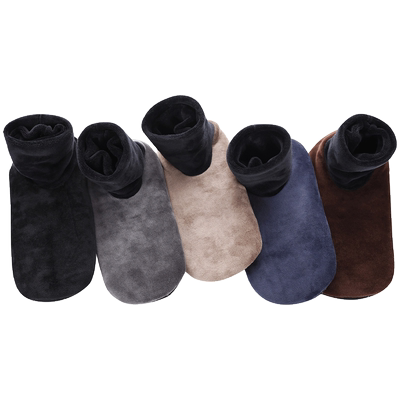 小石鱼保暖成人双面绒袜套