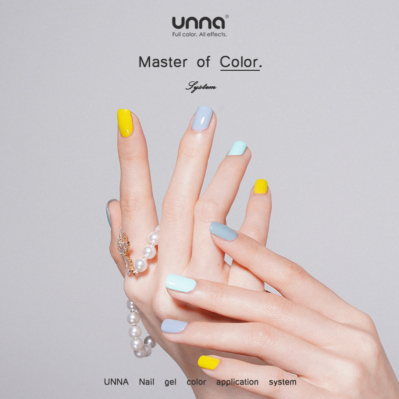 UNNA超元气初春跳色甲油胶