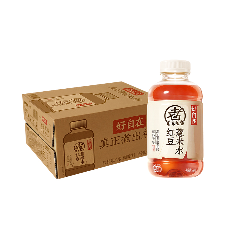 红豆薏米水500ml*12瓶元气森林【农场】