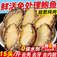 鲍鱼肉鲜活冷冻去牙去壳新鲜活特大鲍现剥去内脏火锅食材海鲜水产