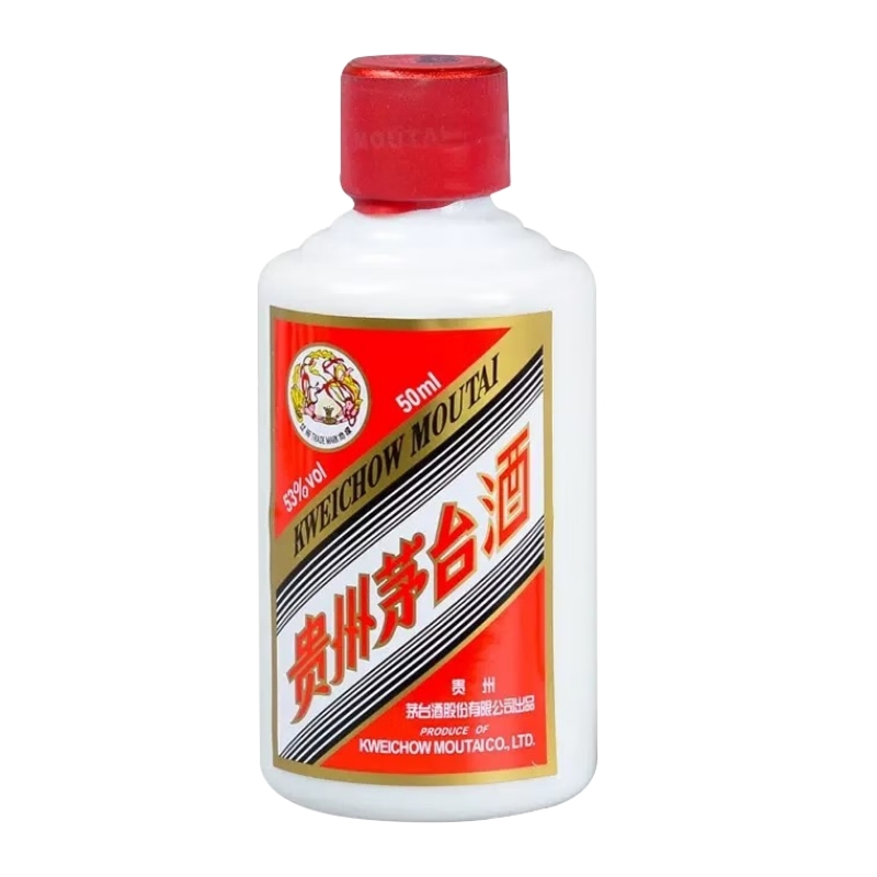 茅台贵州飞天茅台酒53度酱香型白酒50ml小可爱