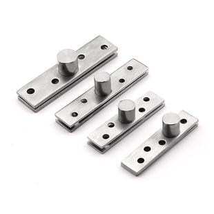 转轴加厚不锈钢360度旋转门轴转轴上下合页顶头铰链 天地轴暗藏合