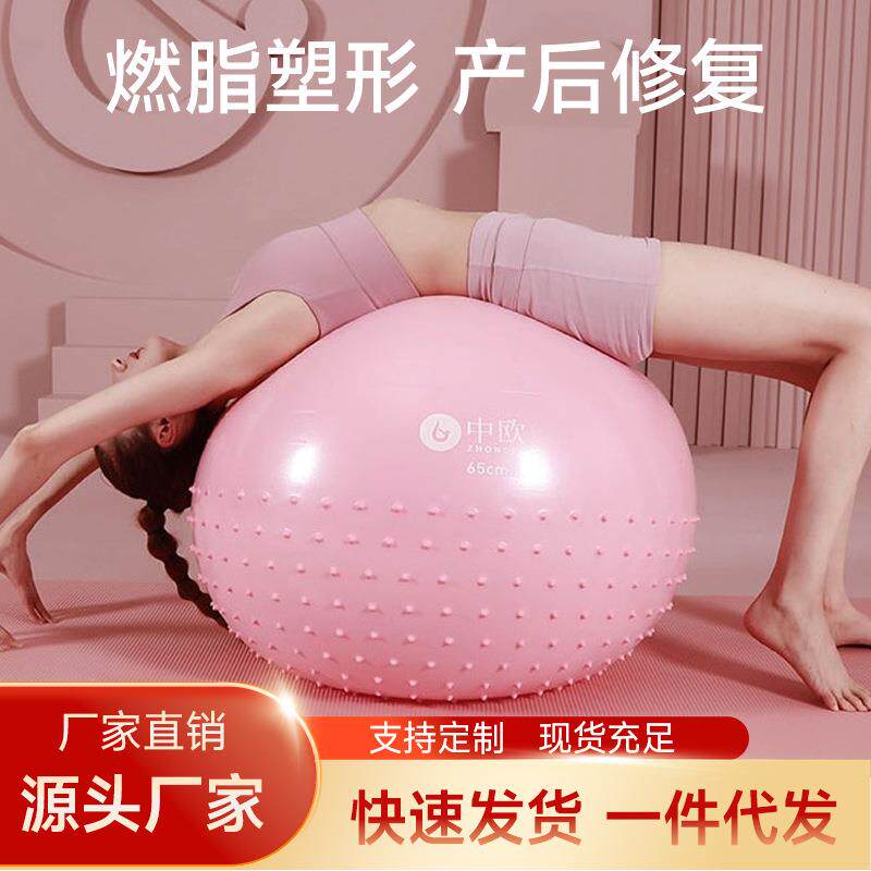 瑜伽球健身球充气球早教大龙球儿童感统训练半凸点按摩瑜伽球制定