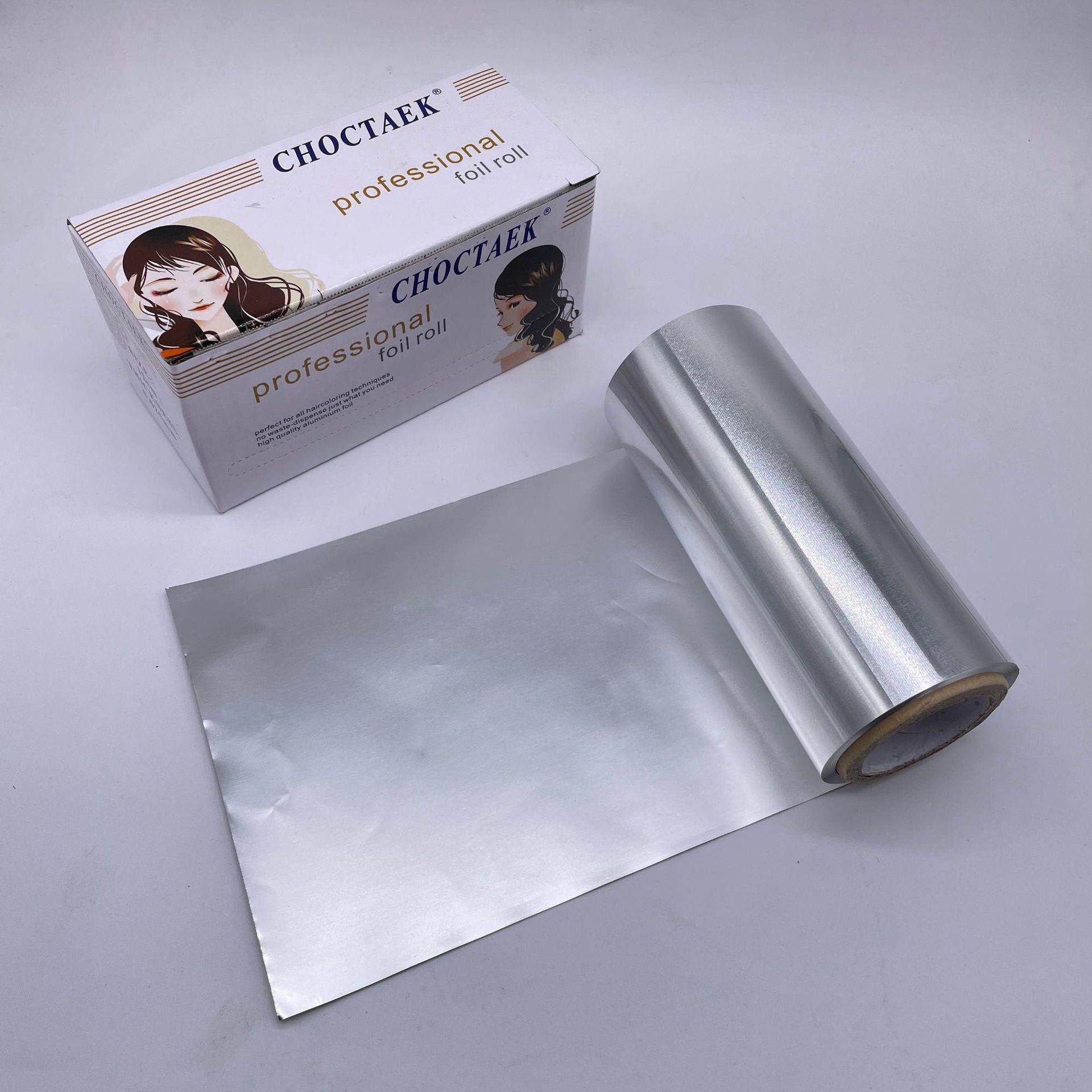 巴黎画染纸美发店专业锡纸烫染工具挑染垫片头发隔离片加厚锡箔纸