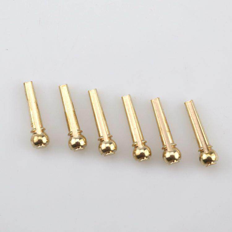 吉他铜弦钉 指弹民谣吉他固体锥 吉他弦柱 延长延音 6个装定制