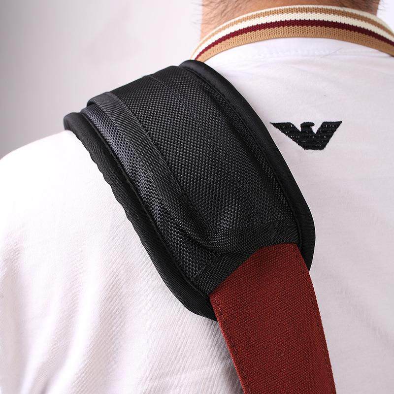 黑色棉吉他肩带垫 电贝斯吉他肩垫 民谣木吉他背带垫定制