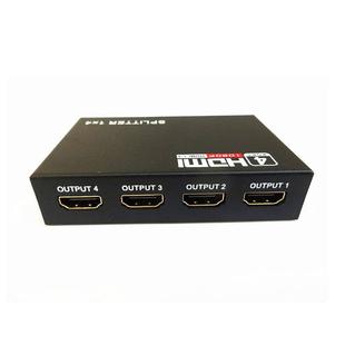 1.4版 HDMI分频器一分四 Splitter 视频分配器HDMI hdmi分配器1分4