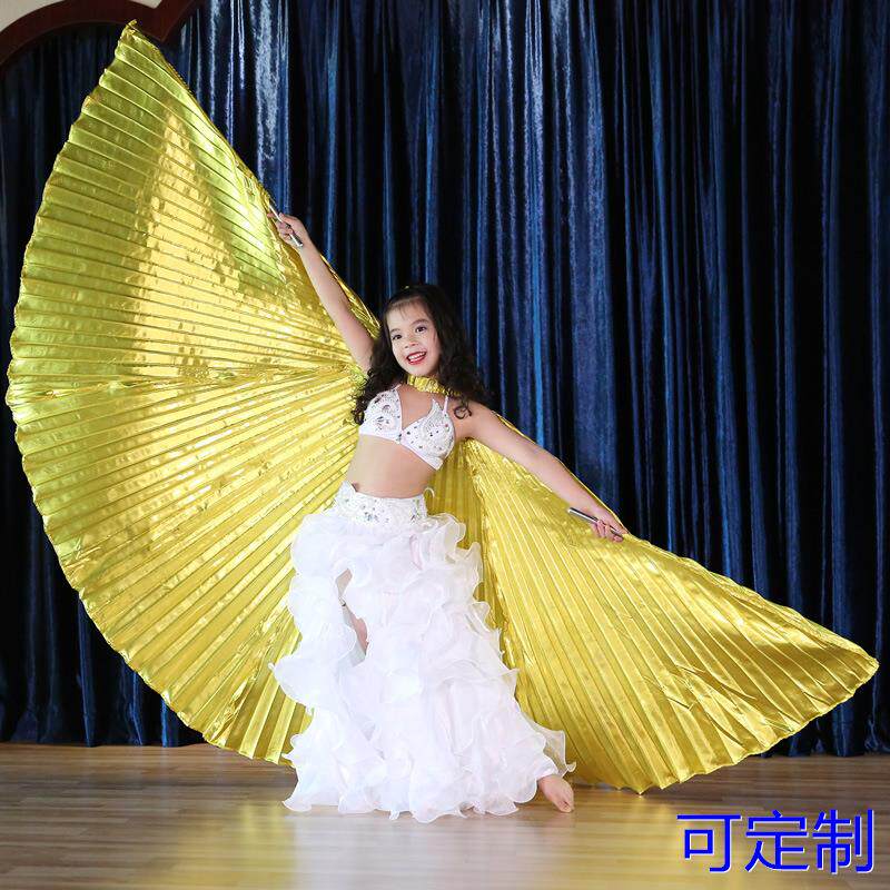 儿童肚皮舞翅膀金翅 银翅 透明白翅 舞翅 双翅 特价金翅舞道具定