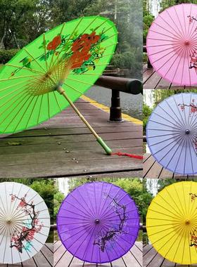 甲路绸布伞舞蹈工艺伞摄影装饰个性复古cos伞油纸伞定制