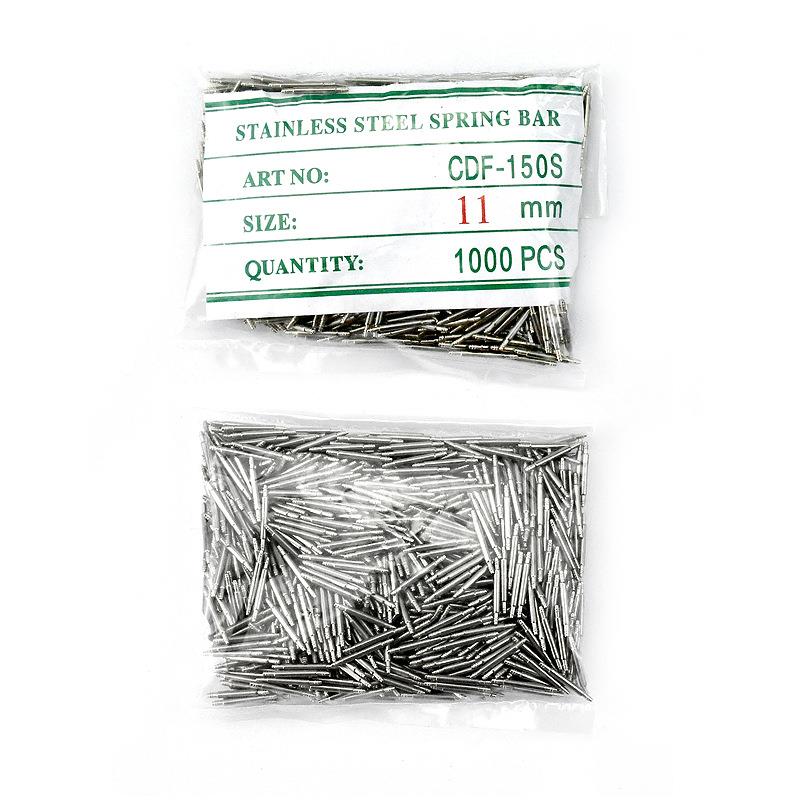 半钢表耳无缝生耳直径1.5MM双托生耳长度8-28mm 弹簧手表配件定制