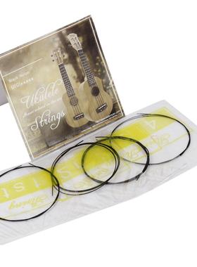 尤克里里琴弦ukelele乌克丽丽U101小吉他弦套弦黑色尼龙琴弦定制