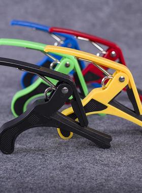 ASB塑变调夹 吉他黑色带包装木吉他变音夹 塑料夹吉他变调夹定制