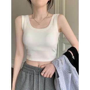 夏季 显示打底小背心定制 吊带背心女辣妹外出百搭短款