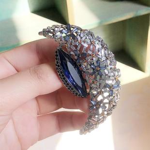 复时尚古月亮胸针个性毛衣丝巾扣超大别针男女外套胸花两用定制