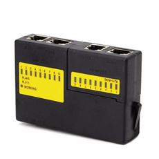 Сетевой тестер 迷你型网络测试仪 rj45/rj11网线检测器 网络电缆测线器 黑色白色