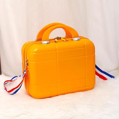 手提箱子小行李箱女迷你化妆箱14寸小型轻便旅行箱可爱收纳斜挎包