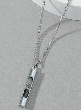 跨境简约时光沙漏瓶项链