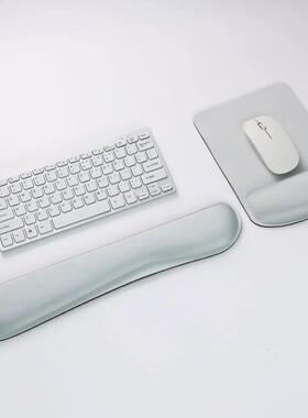 鼠标垫护腕慢回弹滑鼠垫 CAPERE 电脑办公舒适耐磨亲肤护腕垫手托