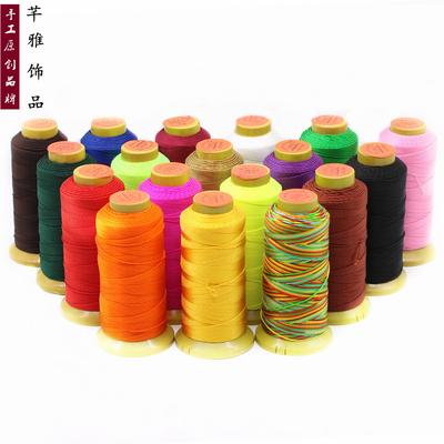 直供 21股金三鱼股线 1.4MM编织流苏线 绣花线定制