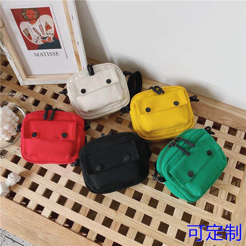 儿童斜挎包韩版男女童帆布小跨包新款可爱幼儿园宝宝迷你单肩包潮