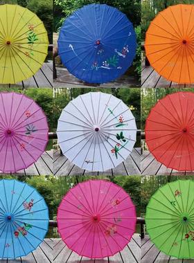 绸布伞跳舞伞舞蹈伞工艺伞大小号演出道具室内外装饰吊顶材料定制